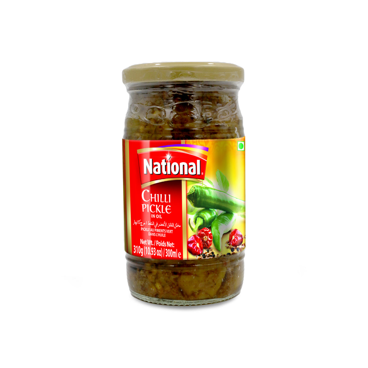 Wholesale National Chilli Pickle 310g- Bulk