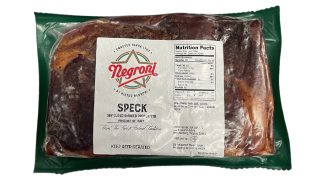 Wholesale Negroni Speck Pork 5 LB-2 Ct Case Bulk