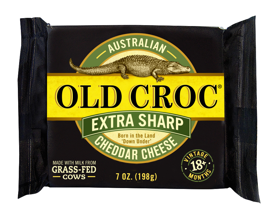 Wholesale Old Croc Extra Sharp Cheddar Cheese 7oz Pack-12ct Case Bulk