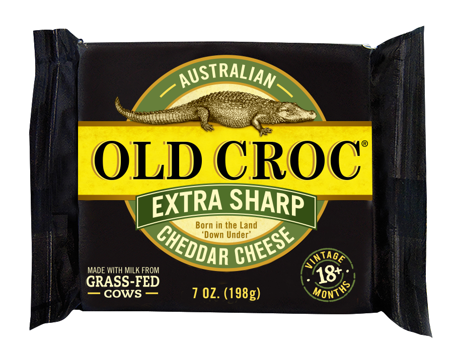 Old Croc Extra Sharp White Cheddar 7oz 12ct