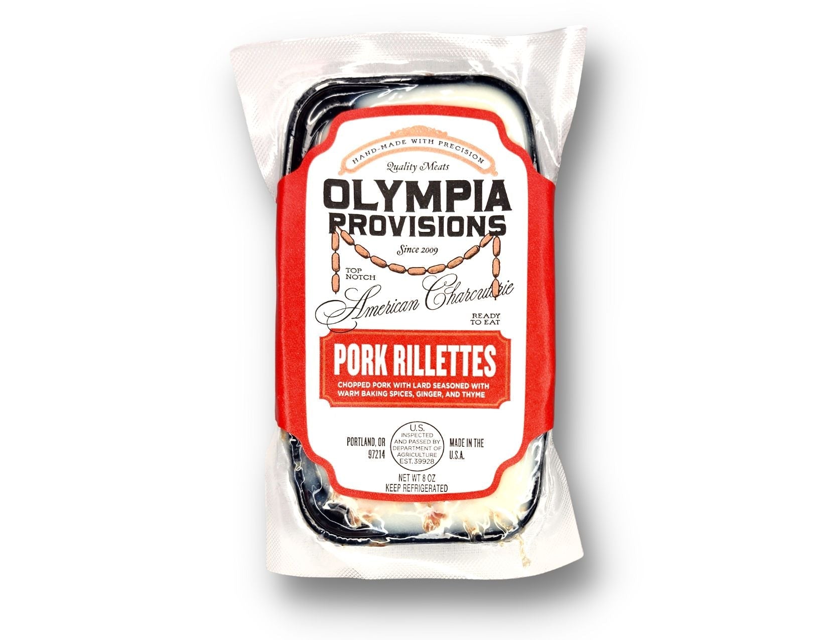 Olympia Provisions Pork Rillettes Pate 8oz 6ct