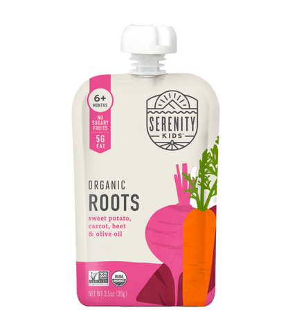 Wholesale Serenity Kids Organic Roots Sweet Potato, Carrot & Beets 3.5oz- Bulk
