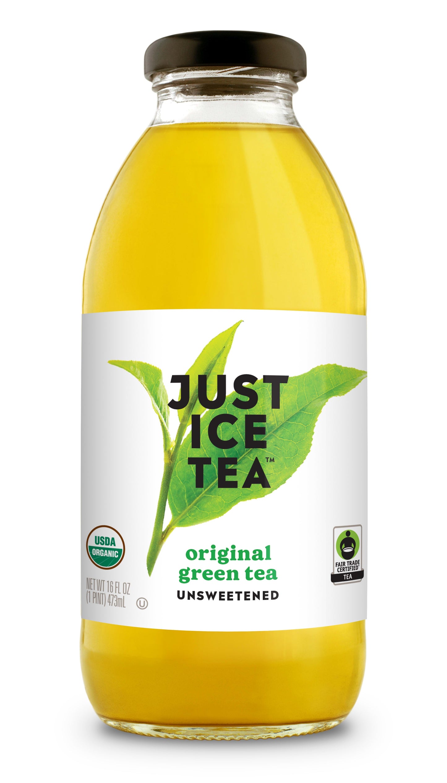 Wholesale Just Ice Tea 12/16Oz Original Green Tea Unsweet- Bulk