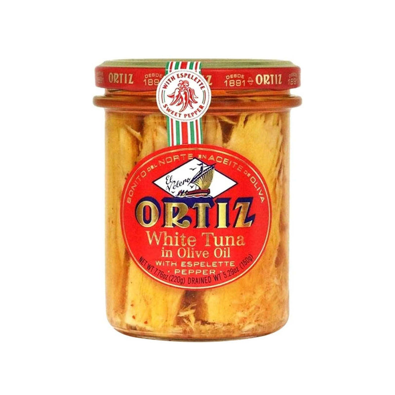 Wholesale Ortiz White Tuna W/Esplelette Pepper 7.76 oz-12ct Case Bulk