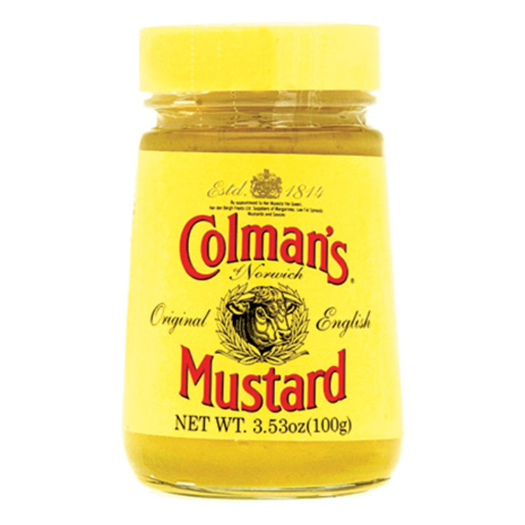 Wholesale Colman's English Mustard, Jar Small 3.5oz (100g)- Bulk