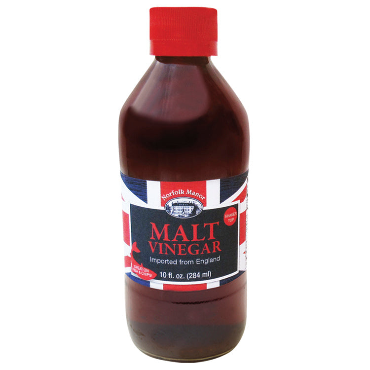Wholesale Norfolk Manor Malt Vinegar, Shaker Top Bottle 9.6fl.oz (284ml)- Bulk