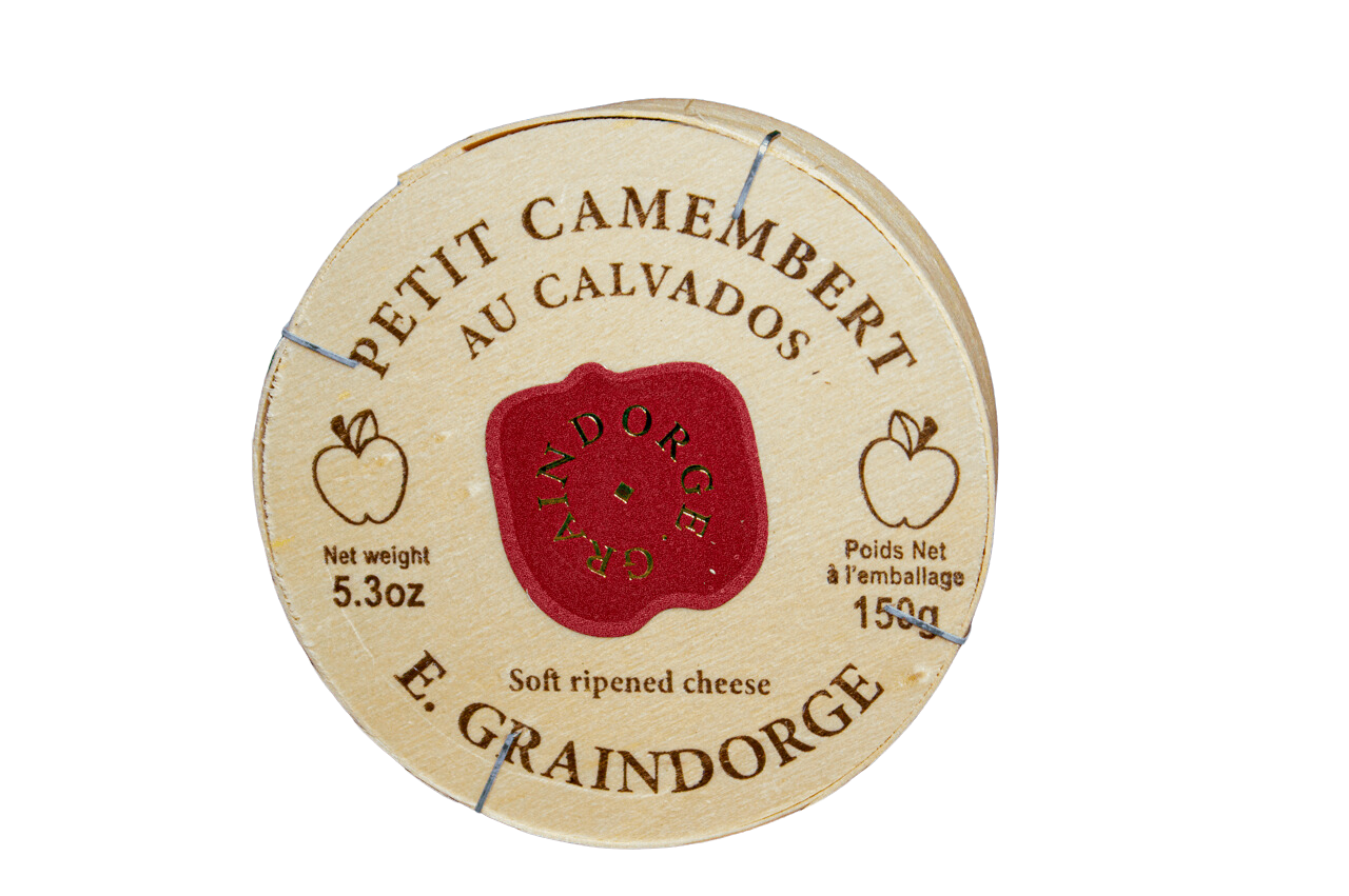 E. Graindorge Petite Camembert Au Calvados Cheese 150g 6ct