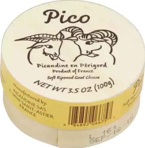 Pico Affine Picadine Soft Ripened Goat Cheese 100g 6ct