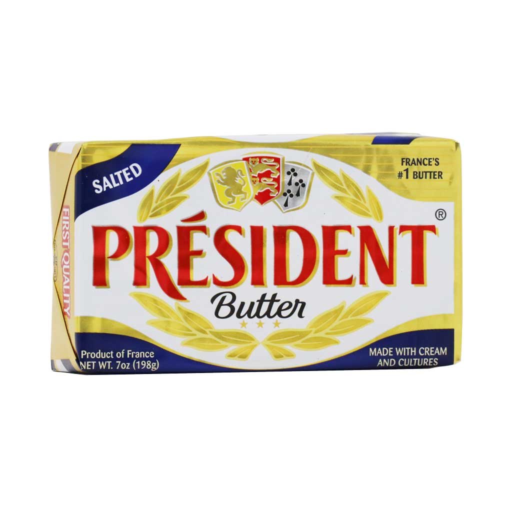 Wholesale President Imported Butter Salted 200G- Bulk