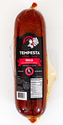 Wholesale Tempesta Artisan Salumi Nduja (Spicy Spreadable Salami) - 4.5 OZ Package- Bulk