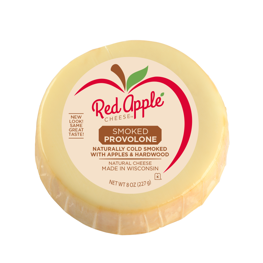 Red Apple Smoked Provolone Cheese 8oz 14ct