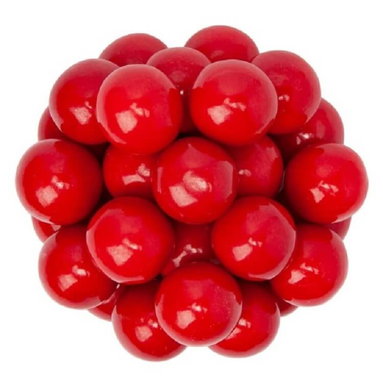 Müttenberg Candy Red Gumballs Cherry Flavored 850 Ct