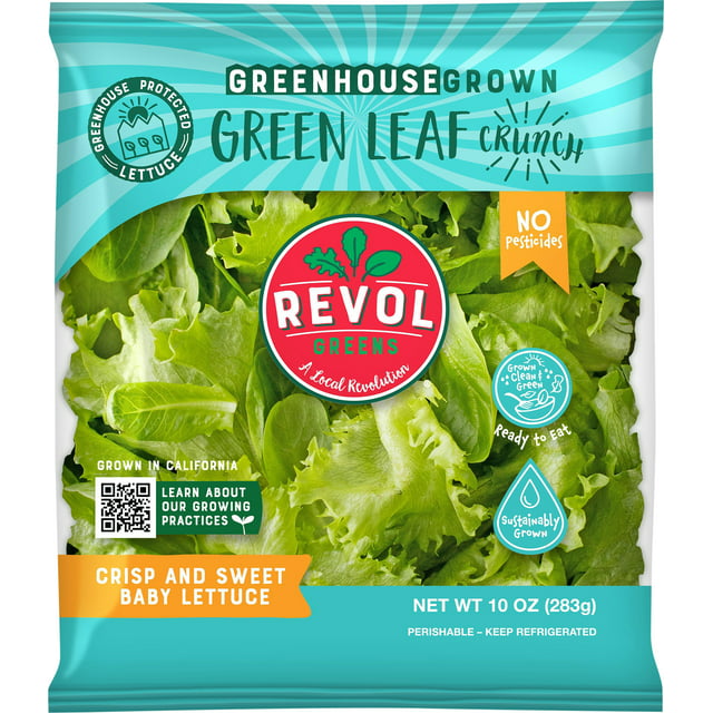 Revol Greens Green Leaf Bag Bag Fresh 10oz 24ct