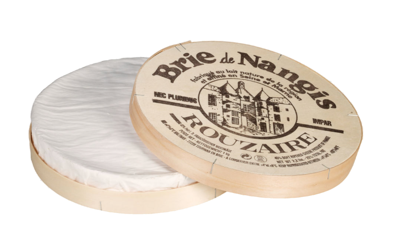 Rouzaire Brie de Nangis Cheese Wheel 1kg 2ct