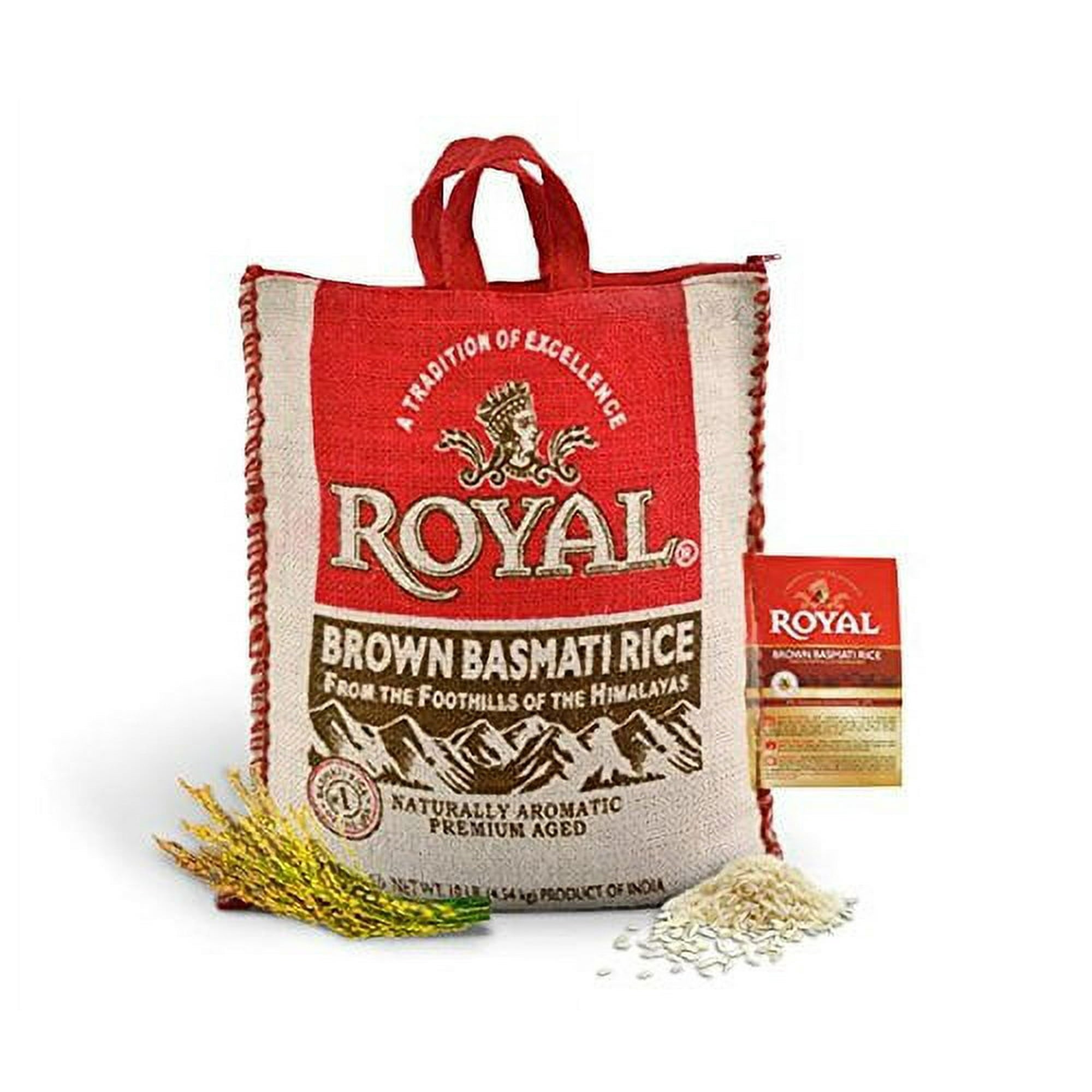 Wholesale Royal Brown Basmati Rice 10lb-1 Ct Case Bulk