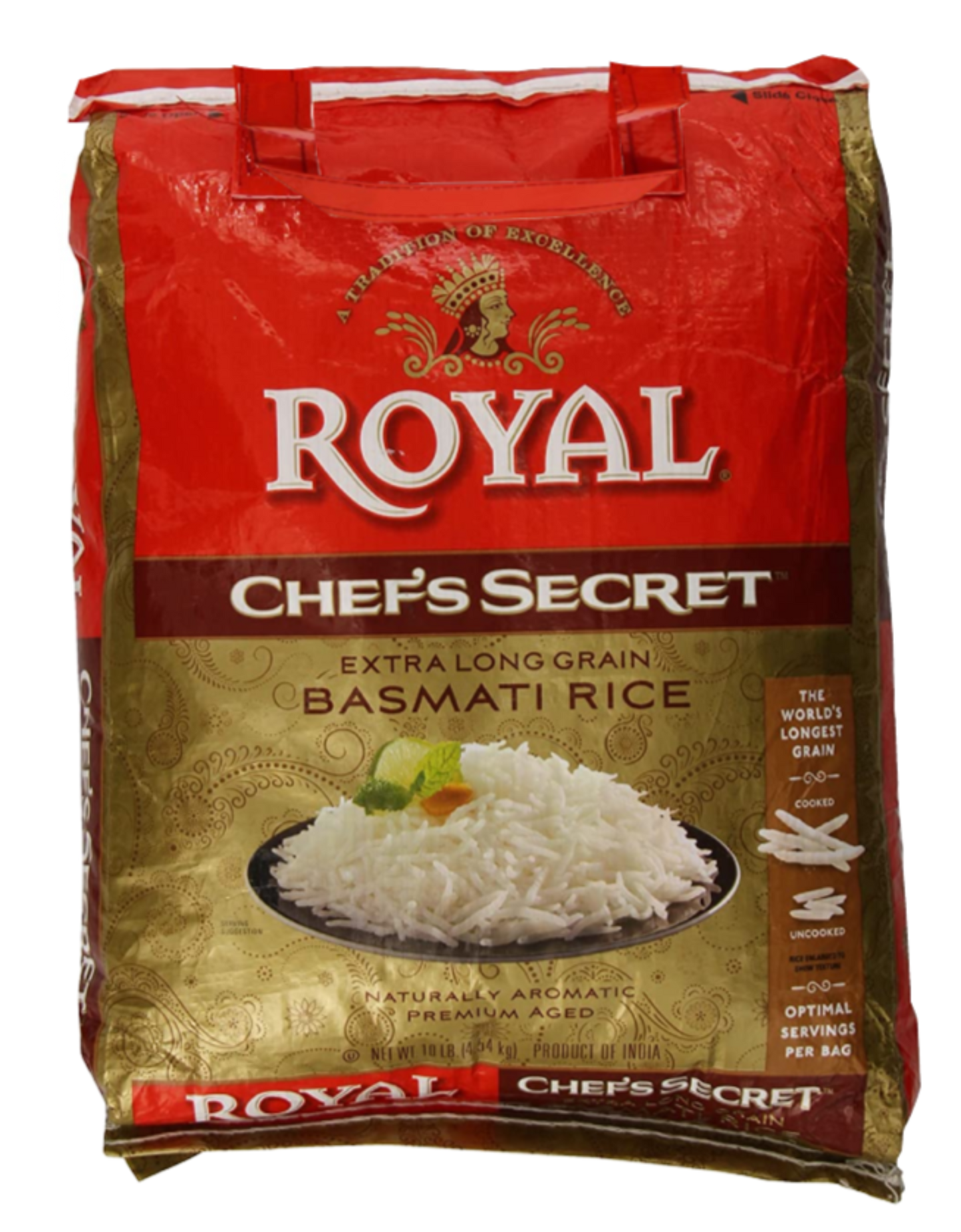 Royal Chef Secret Extra Long Basmati Rice 10lb