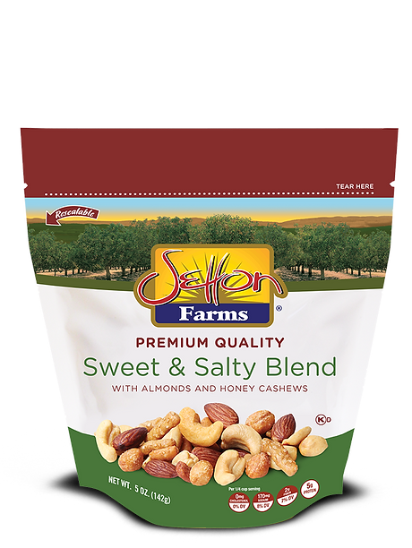 Setton Farms Premium Sweet & Salty Blend Stand Up Zip Lock 4 Oz Bag