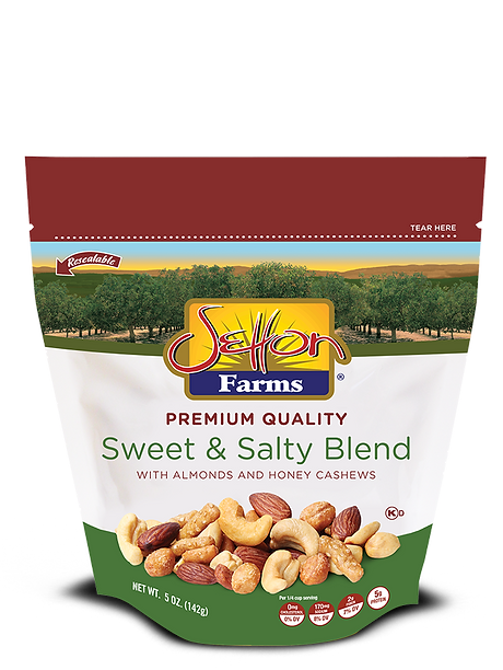 Wholesale Setton Farms Premium Sweet & Salty Blend Stand Up Zip Lock 4 Oz Bag- Bulk
