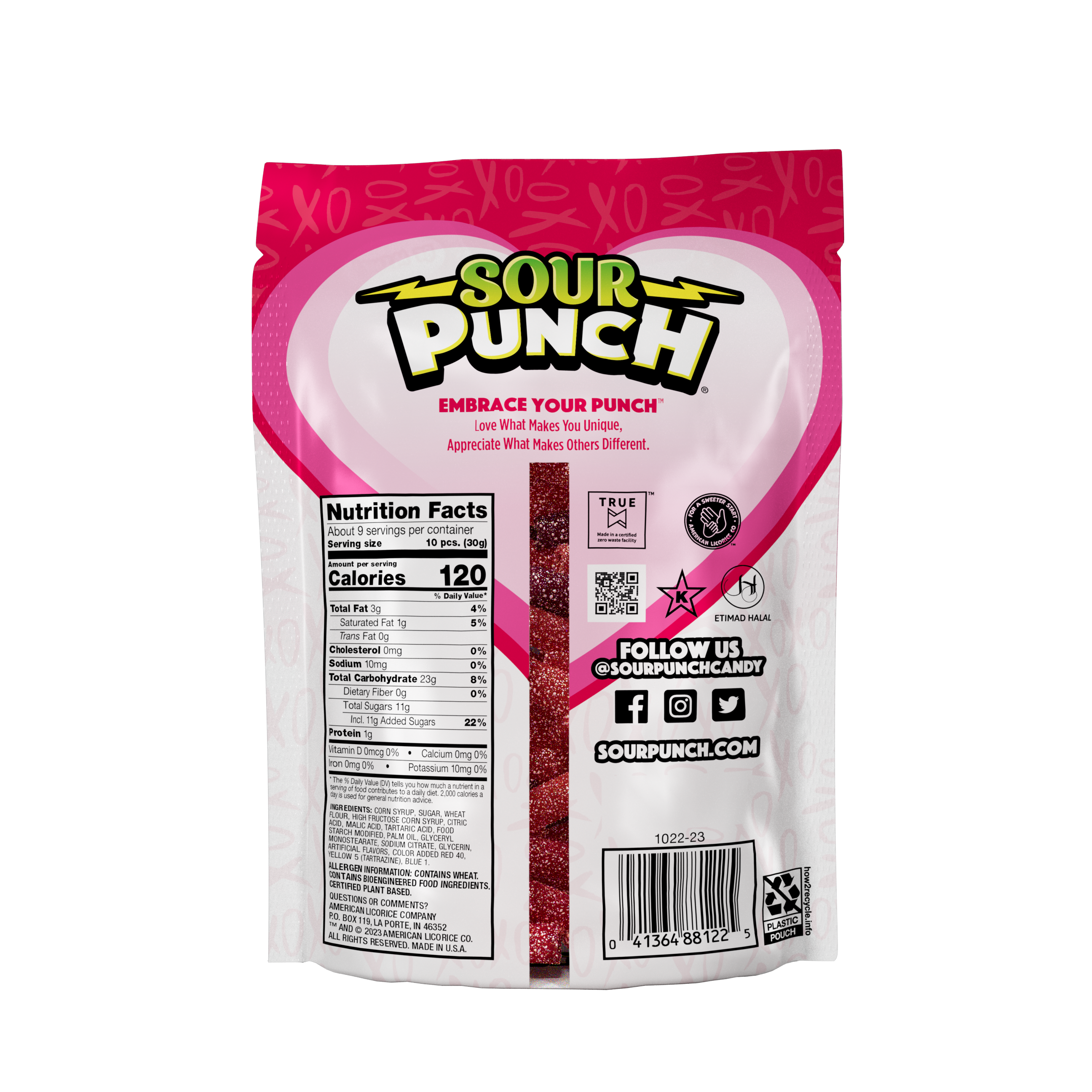 Sour Punch Bites® Valentine's Day Rad Reds Candy 9oz