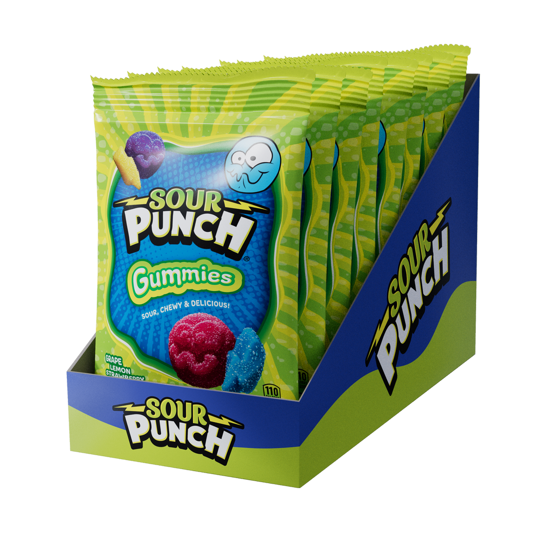 Wholesale Sour Punch Gummies Assorted Flavors 6.75Oz Bags- Bulk