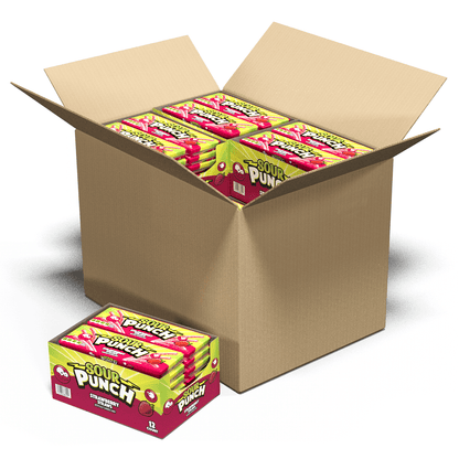 Wholesale Sour Punch Strawberry Sour Straws 4.5 Oz- Bulk