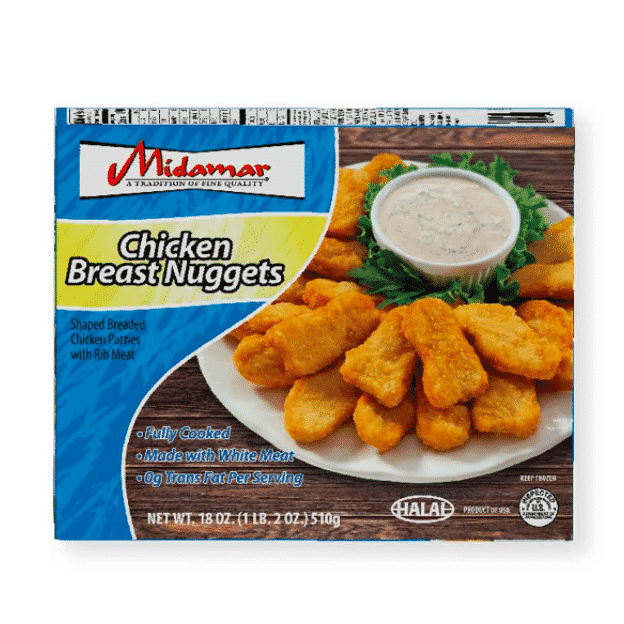 Wholesale Midamar Chicken Nuggets 18oz-12 Ct Case Bulk