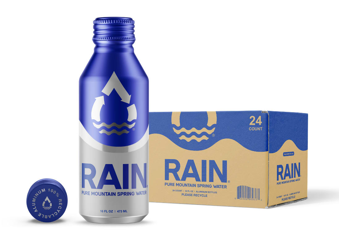 Rain 24/16Oz Spring Water