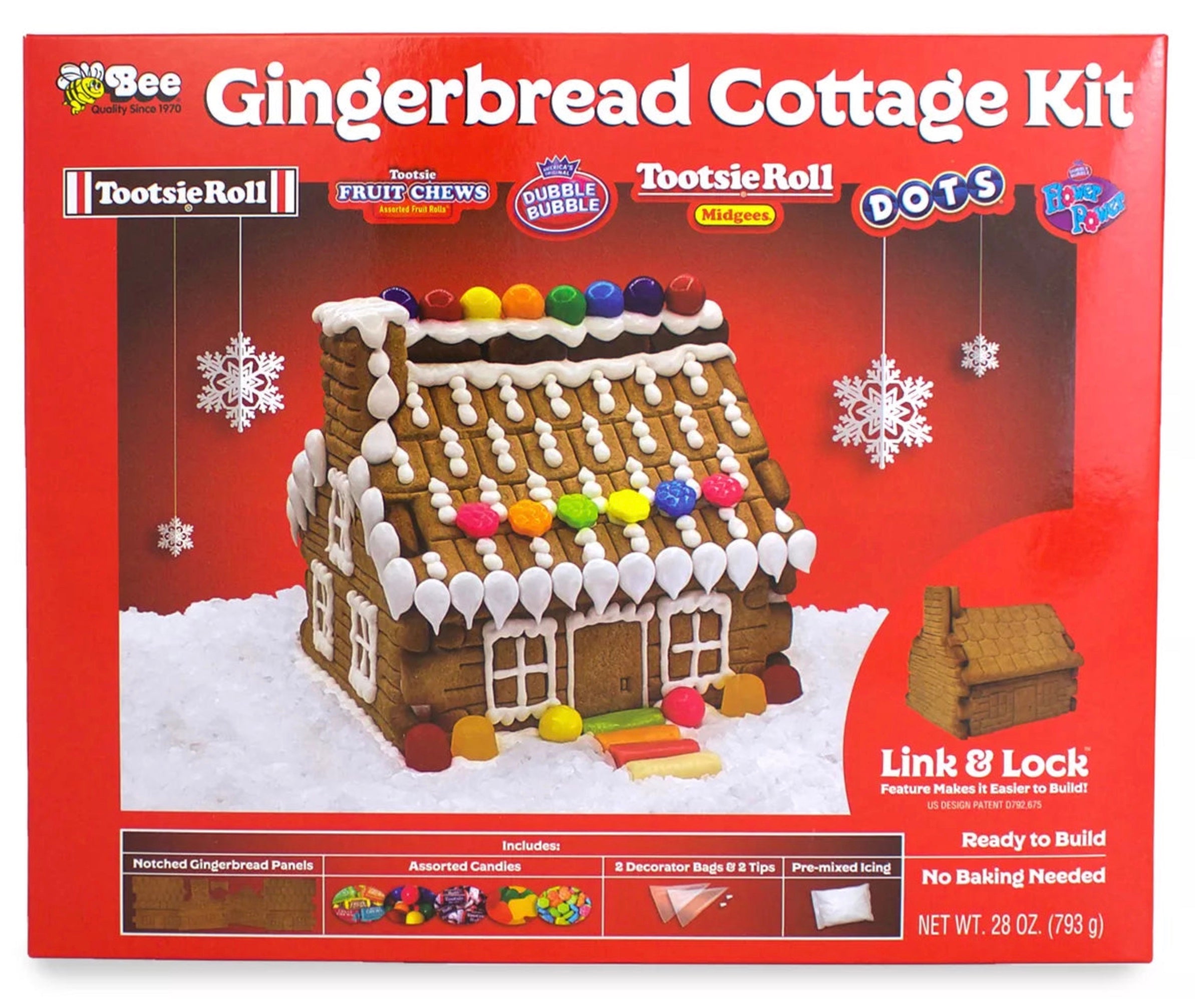 Wholesale Christmas Gingerbread Cottage Kit - 6ct Case- Bulk