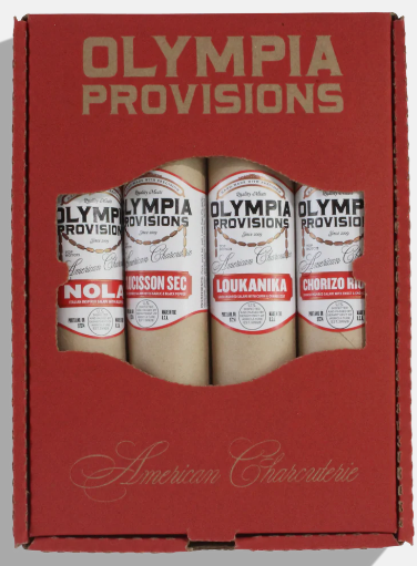 Olympia Provisions European Salami Sampler with Red Shipper 4.2oz 15ct