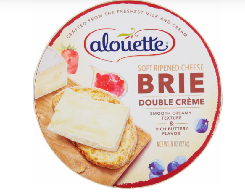 Alouette Double Creme Brie Cheese 8oz 2ct