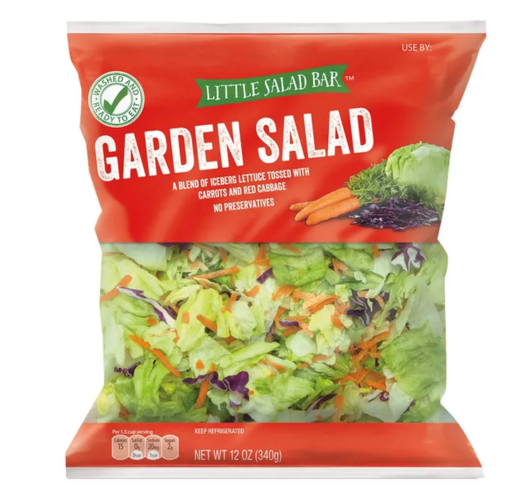 Wholesale Little Salad Bar Garden Salad 12oz 5ct-5ct case Bulk