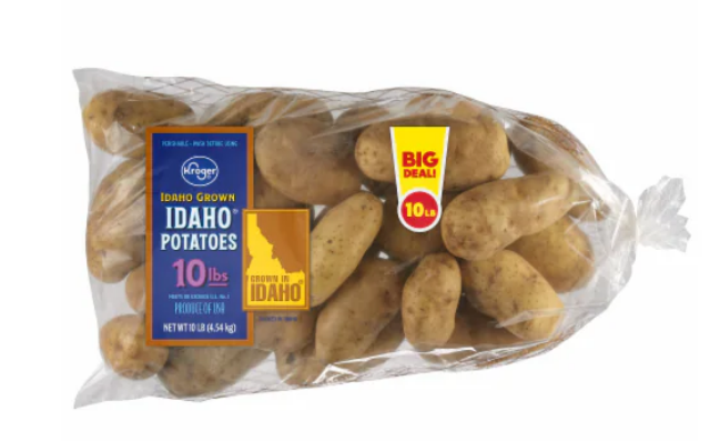 Kroger Idaho Potatoes 10lb 10ct