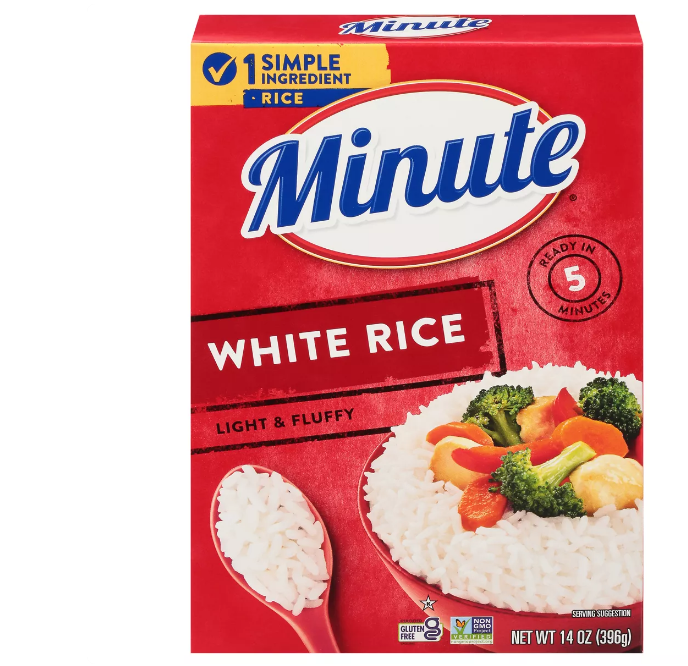 Wholesale Minute Instant White Rice 14oz 10ct- Bulk