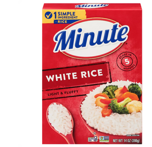 Wholesale Minute Instant White Rice 14oz 10ct-10ct case Bulk