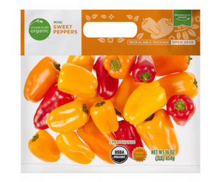 Wholesale Simple Truth Organic Mini Sweet Peppers 16oz 8ct-8ct Bulk