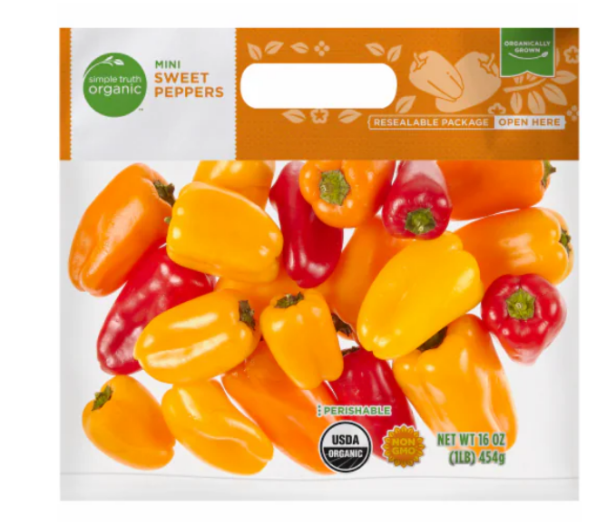Simple Truth Organic Mini Sweet Peppers 16oz 8ct
