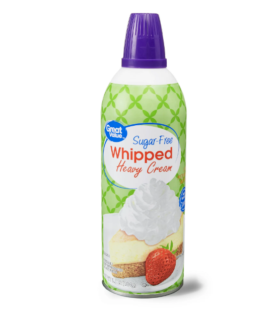 Wholesale Great Value Original Sugar Free Whipped Topping 6.5oz 10ct-10ct case Bulk