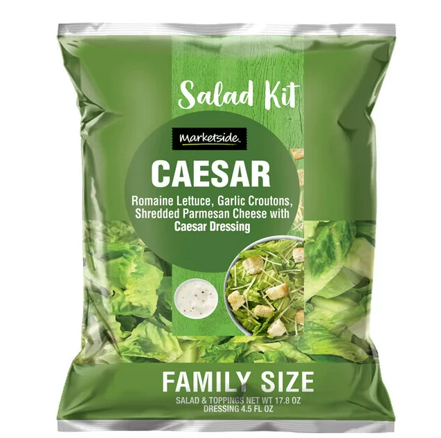 Wholesale Marketside Caesar Salad Kit Family Size 17.8oz 13ct-13ct case Bulk