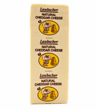 Laubscher Mild White Cheddar Cheese 10 lb Bar