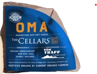 Wholesale Jasper Hill Farm Oma Cheese 1.5 LB-4ct Case Bulk