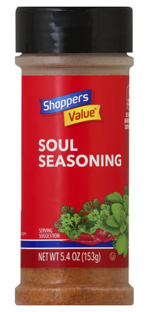 Wholesale Shoppers Value Seasoning Soul 5.4oz Bottle- Bulk
