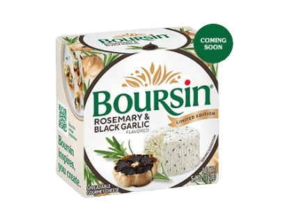 Boursin Rosemary & Black Garlic Cheese 5.2oz 6ct