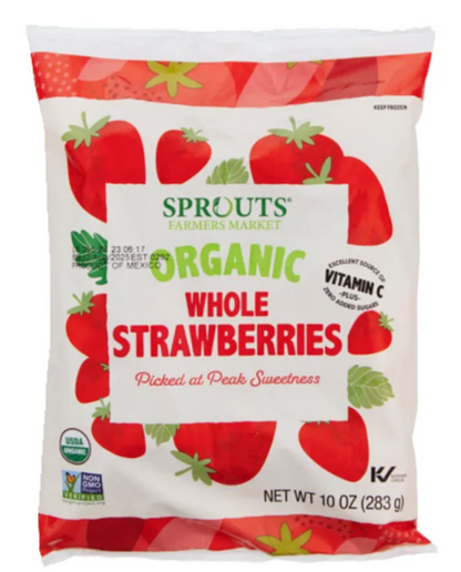 Wholesale Sprouts Organic Strawberries 32oz Bag- Bulk