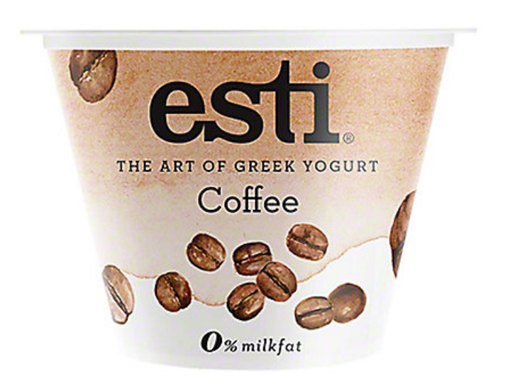 Wholesale Esti Coffee 0% Milkfat Greek Yogurt 5.3oz bottle-12ct Case Bulk