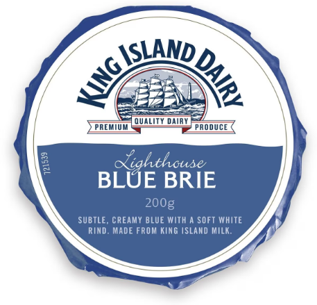 King Island Dairy Lighthouse Blue Cheese  150 G Wheel