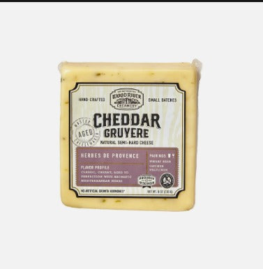 Wood River herbs de provence Cheddar Gruyere 8 oz