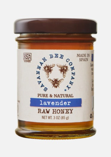 Savannah Bee Natural Lavender Raw Honey 3 oz