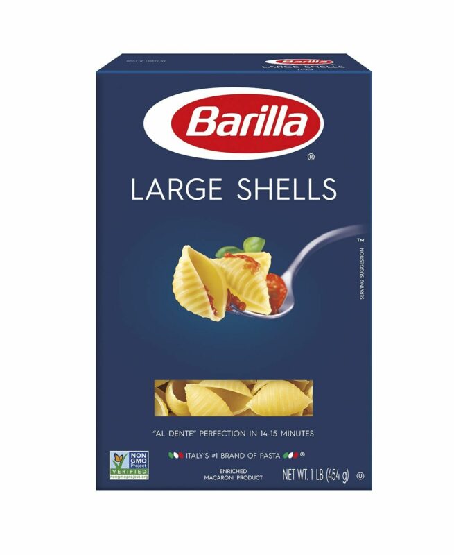 Wholesale Large Shells Pasta Barilla 1 LB-12 Ct Case Bulk