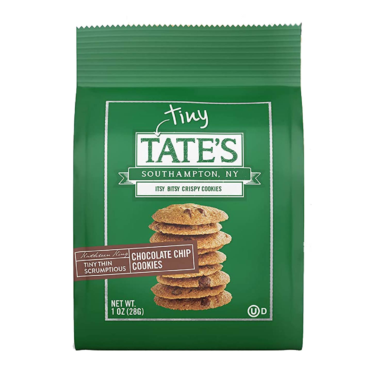 Wholesale Tate´s Bake Shop Tiny Tates Chocolate Chip Cookies 1 OZ-24ct Case Bulk