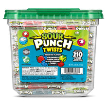 Wholesale Sour Punch 3 Individually Wrapped Assorted Twists 2.59 Lbs- Bulk